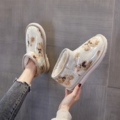 Ženske ležerne čizme s toplom postavom