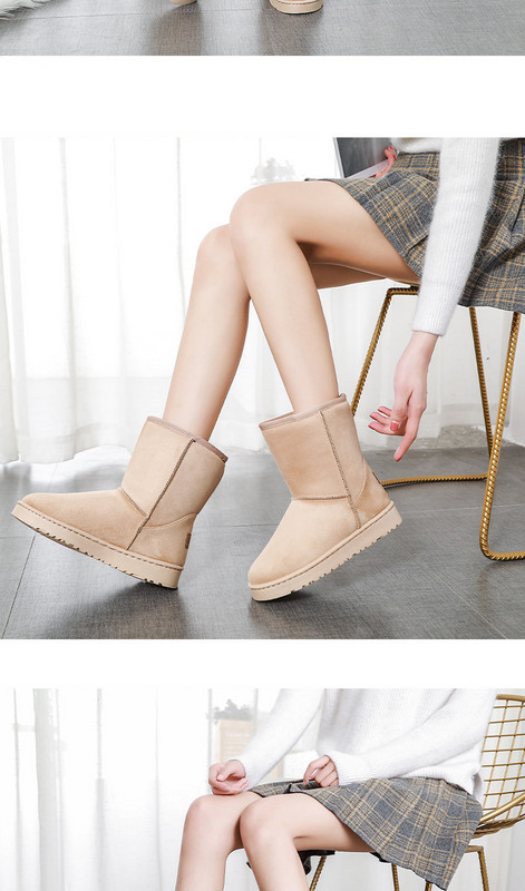 Ženske zimske čizme s toplom postavom