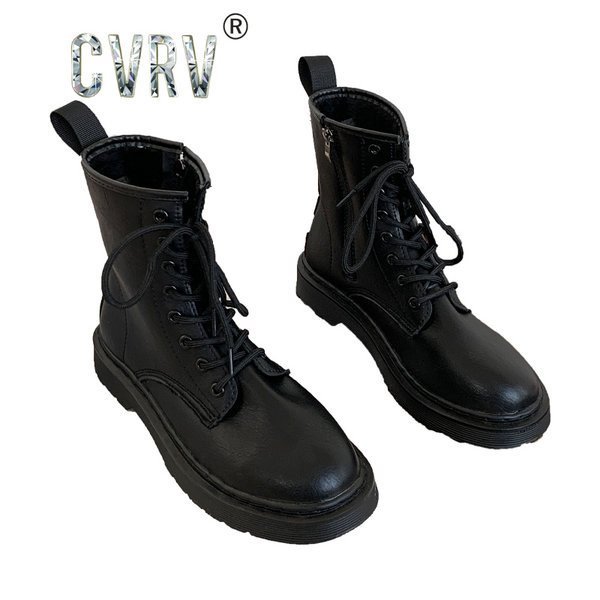 Дамски боти изчистен модел от еко кожа