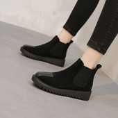 Ежедневни дамски боти в черен цвят