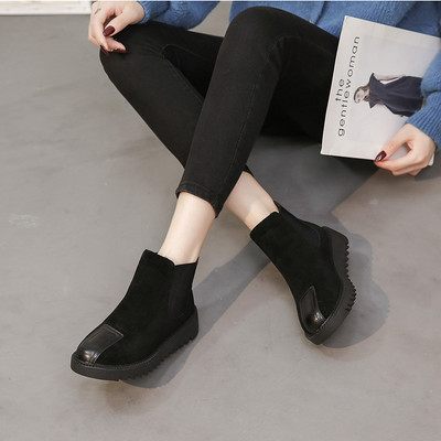 Ежедневни дамски боти в черен цвят