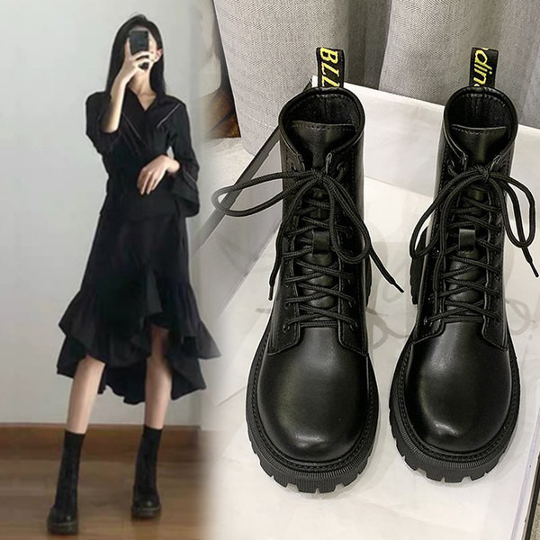 Kubanske čizme od umjetne kože s vezicama