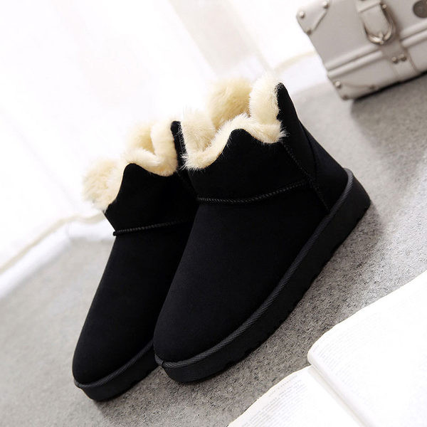 Jesensko-zimske čizme od eko brušene kože sa podstavom od eko dlake