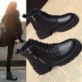 Casual ženske čizme od eko kože sa vezicama