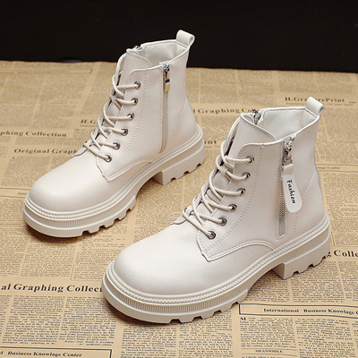 Casual ženske čizme od eko kože sa vezicama