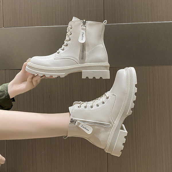 Casual ženske čizme od eko kože sa vezicama