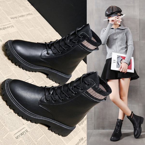 Кожени ежедневни боти с връзки 