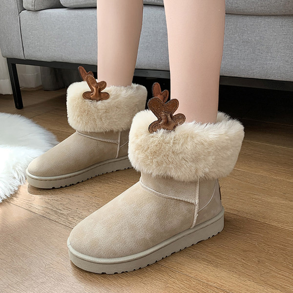 Ženske moderne čizme s mekom postavom i 3D elementima