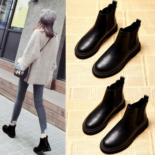 Elegantne čizme u crnoj boji, jednobojni ženski model