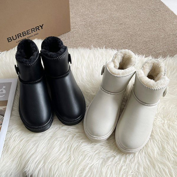 Ženske casual čizme s toplom postavom - ravni potplat