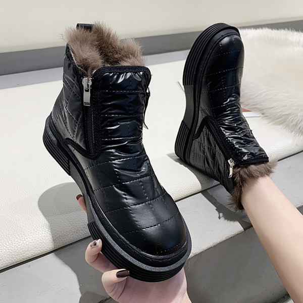 Zimske vodootporne čizme s debelom postavom