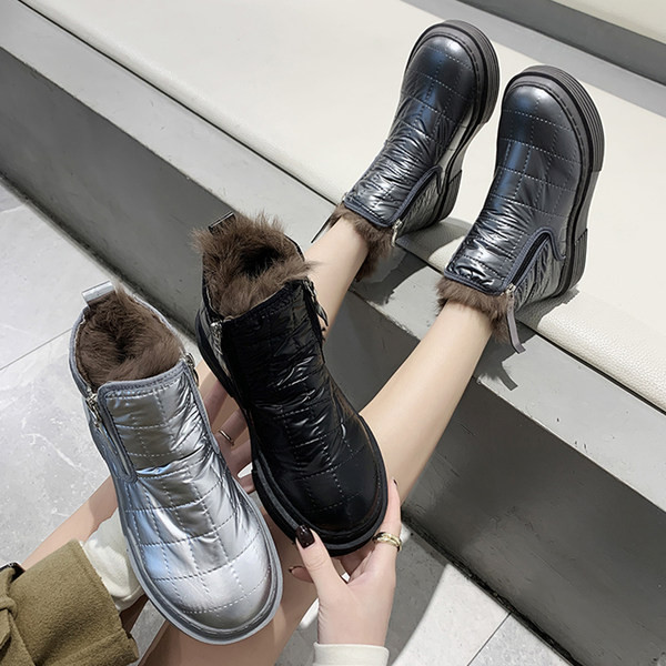 Zimske vodootporne čizme s debelom postavom