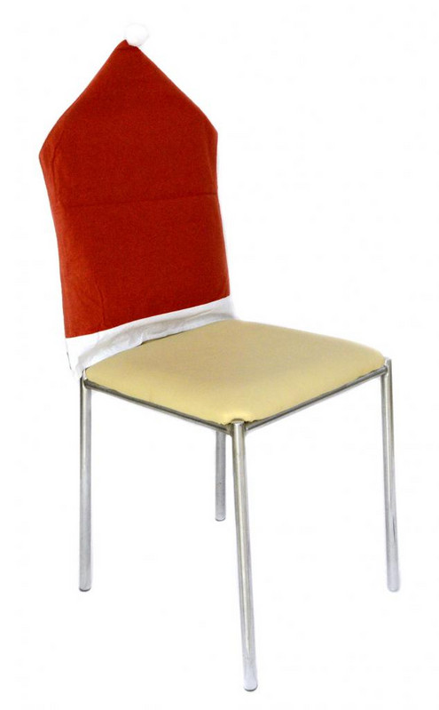 Коледен аксесоар  Ahelos, Калъф за стол, Елени, 69х47 см