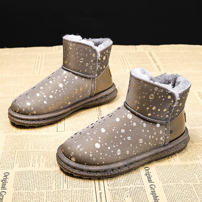 Γυναικείες χειμερινές μπότες με ζεστή φόδρα σε τρία χρώματα