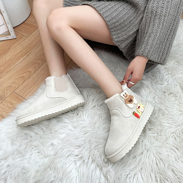 Novi model ženskih zimskih borba sa ravnim đonom - tri boje