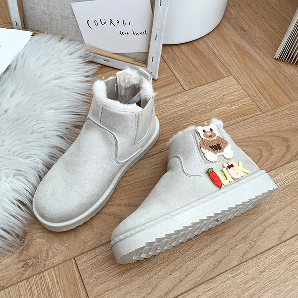 Novi model ženskih zimskih borba sa ravnim đonom - tri boje