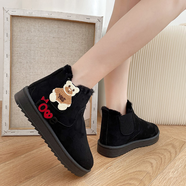 Novi model ženskih zimskih borba sa ravnim đonom - tri boje