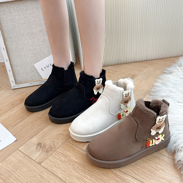 Novi model ženskih zimskih borba sa ravnim đonom - tri boje