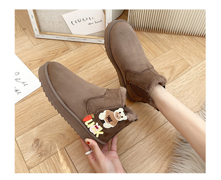 Novi model ženskih zimskih borba sa ravnim đonom - tri boje