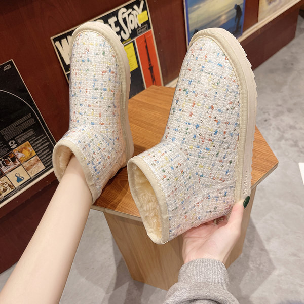 Ženske vodootporne zimske čizme s toplom postavom