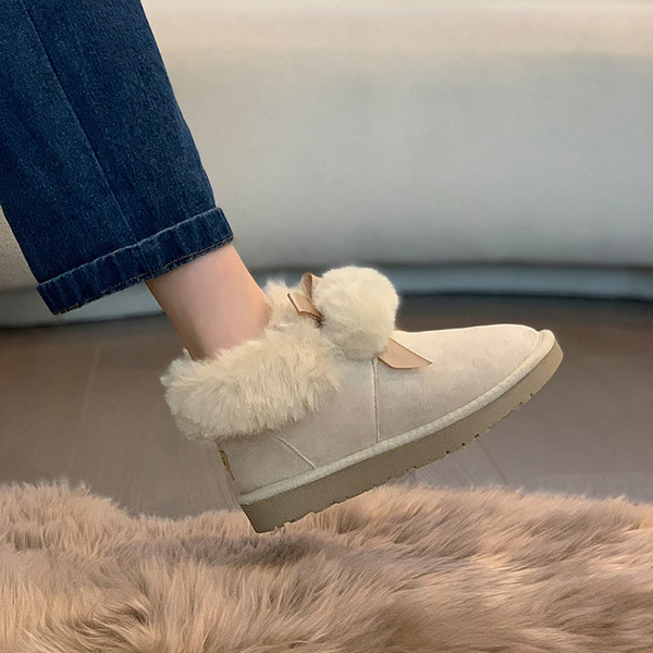 Moderne čizme od eko brušene kože s pertlom i vezicama