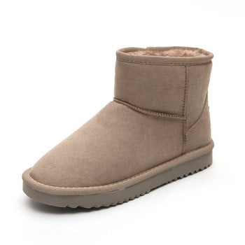 Γυναικείες μπότες casual από eco suede με απαλή φόδρα