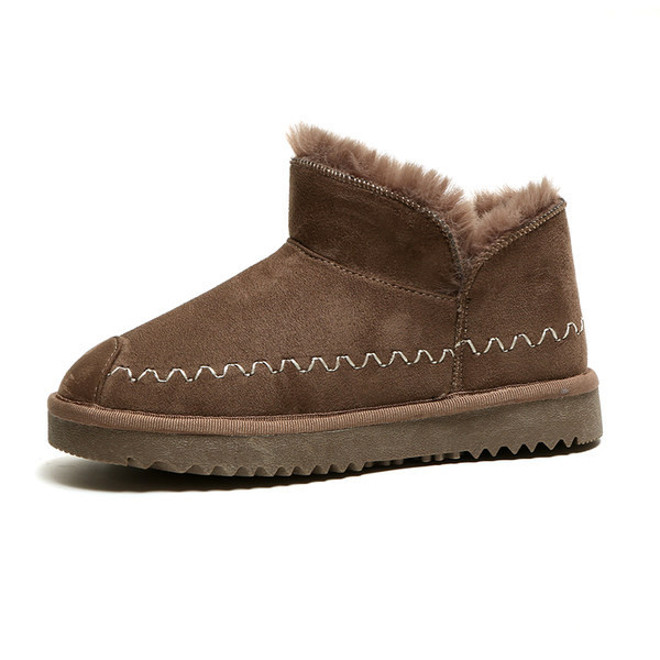 Ženske casual čizme od eko brušene kože s mekom postavom