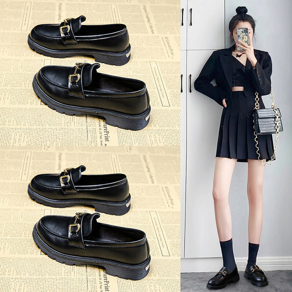 Нов модел дамски ежедневни обувки с метален елемент