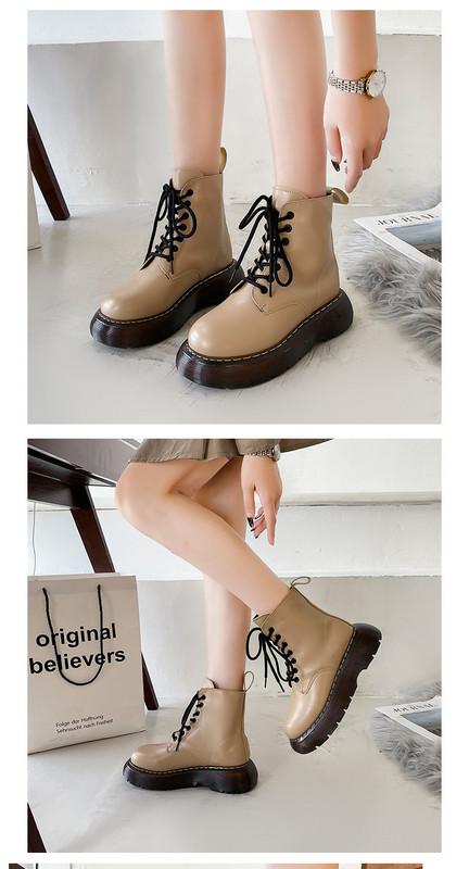 Moderne ženske čizme od eko kože sa vezicama - crne i smeđe