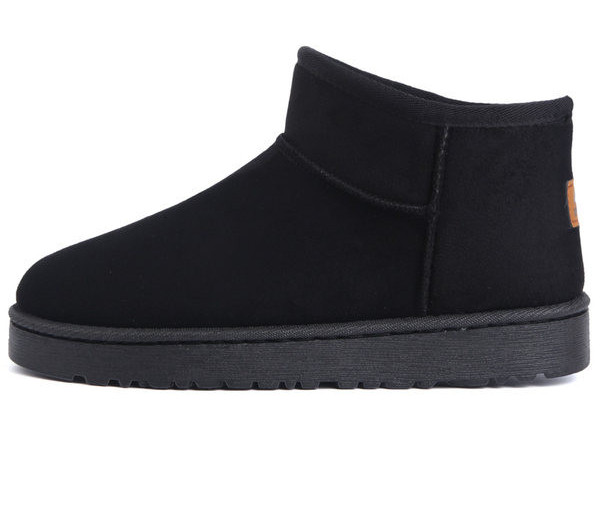 Зимни боти с топла подплата и равна подметка