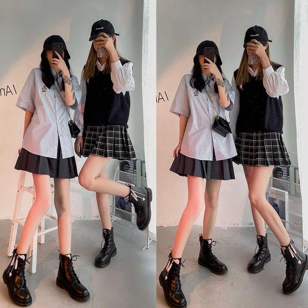 Ženske čizme od umjetne kože sa patentnim zatvaračima