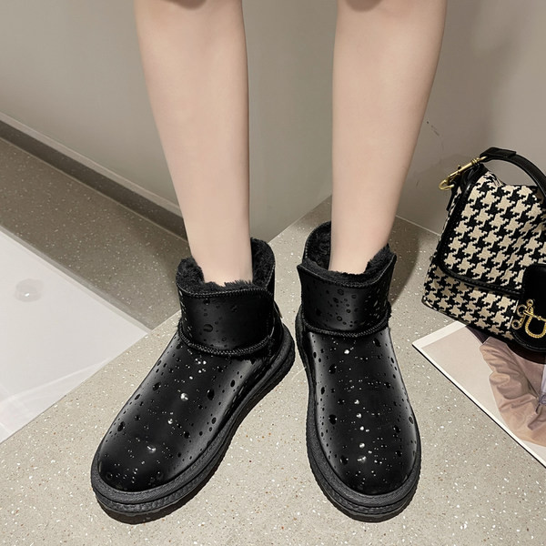 Neto čizme za snijeg slavnih ženskih krznenih sveobuhvatnih niša 2021. nove zimske ekstra debele plus baršunaste tople sjeveroistočne pamučne cipele gležnjače