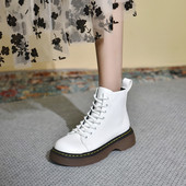 Kožne ženske čizme sa vezicama u tri boje