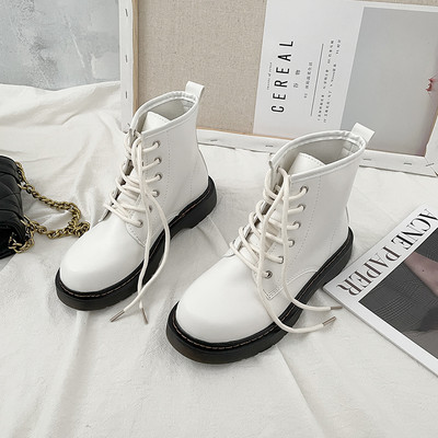 Casual čizme na vezice - od eko kože