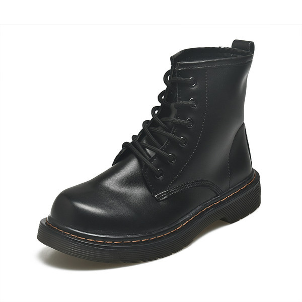 Casual čizme na vezice - od eko kože