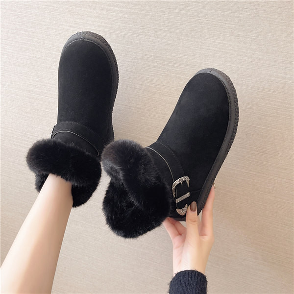 Moderne ženske čizme s mekom postavom i kopčom