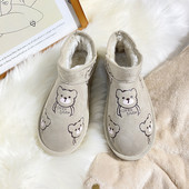 Moderne ženske čizme sa aplikacijom - dvije boje