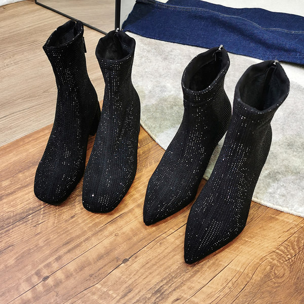 Ženske čizme od eko brušene kože - dva modela