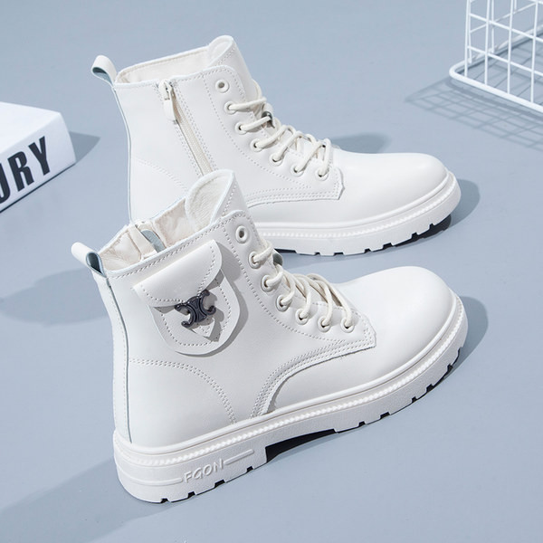 Ženske čizme s džepom i patentnim zatvaračem