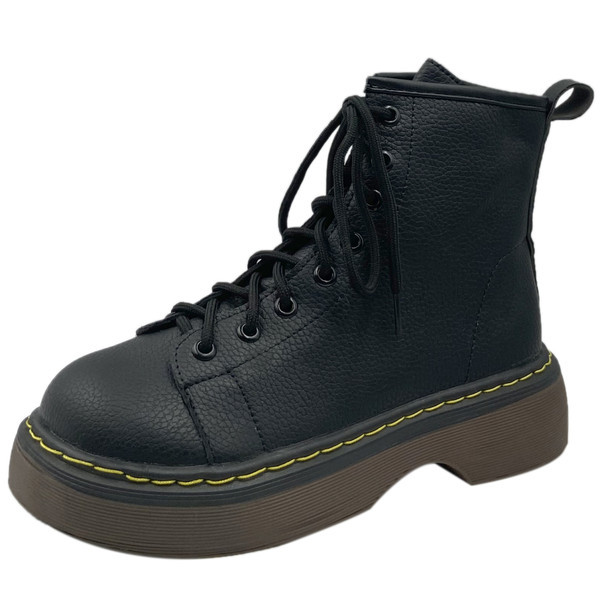 Ženske retro čizme s debelim đonom i kopčanjem na zip