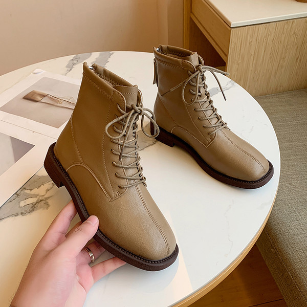 Ženske casual čizme s pertlom u tri boje