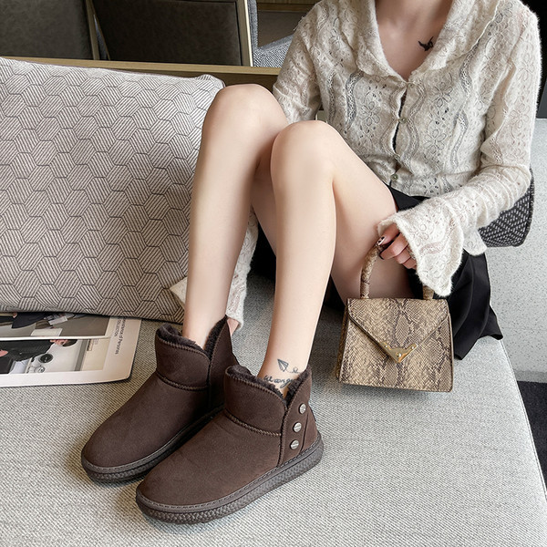 Ženske tople čizme od umjetnog antilopa