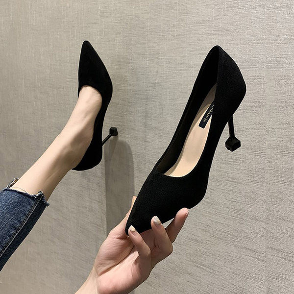 Elegantne cipele od eko brušene kože - sa petom od 6 cm ili 8 cm