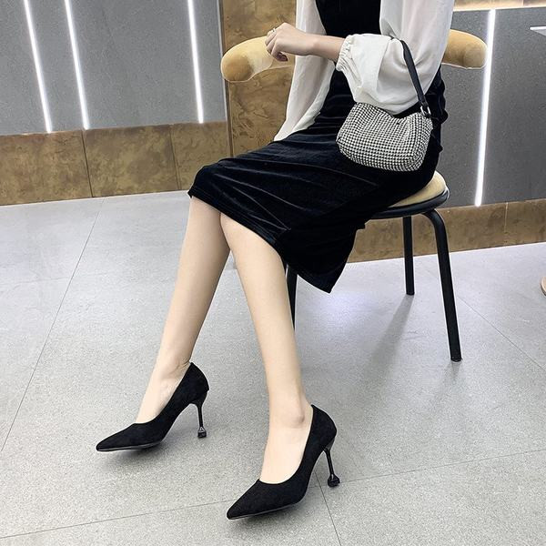 Elegantne cipele od eko brušene kože - sa petom od 6 cm ili 8 cm