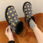 Šarene ženske čizme s toplom postavom