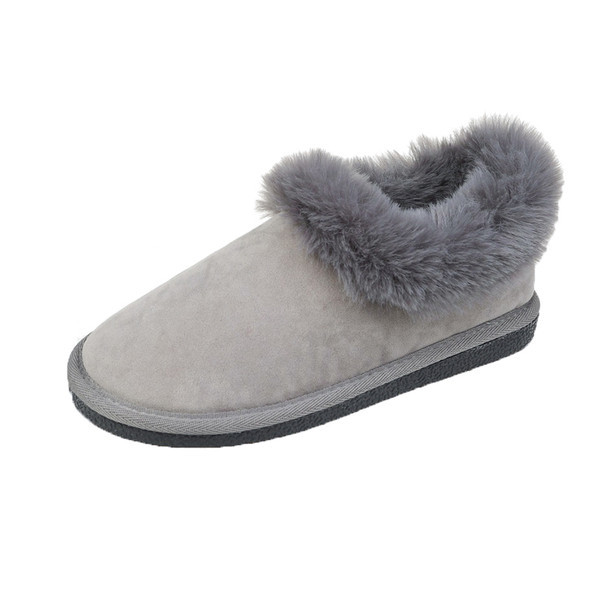 Зимни топли боти от еко велур с подплата