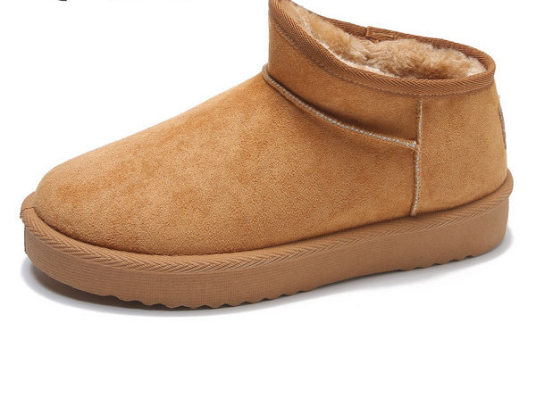 Ženske podstavljene čizme od eko brušene kože sa grbom