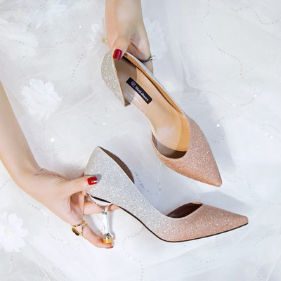 Elegantne ženske cipele na visoku petu u dvije boje