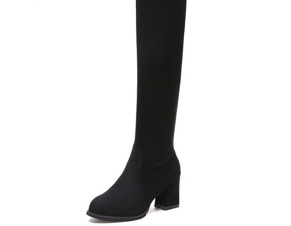 Moderne ženske čizme sa debelom petom 7 cm