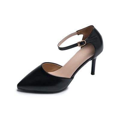 Дамски обувки с каишка и ток 5см или 7см